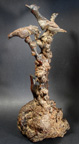 Burl Wood Hat Stand