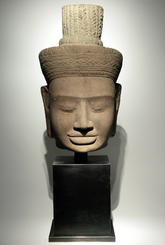 Khmer koh Ker Period Stone Head