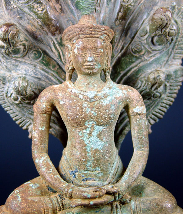 Buddha Sakyamuni on Mucilinda