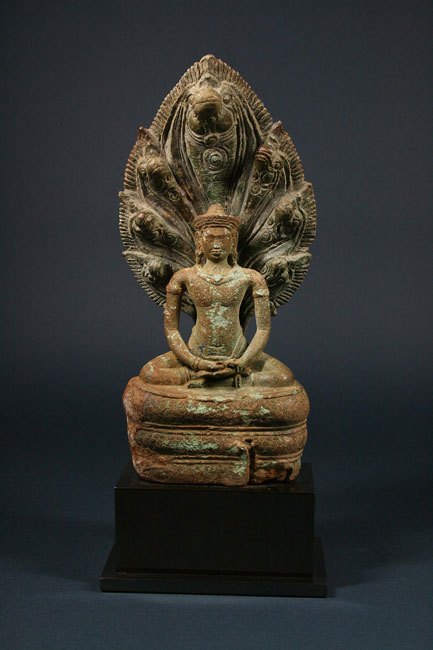 Buddha Sakyamuni on Mucilinda