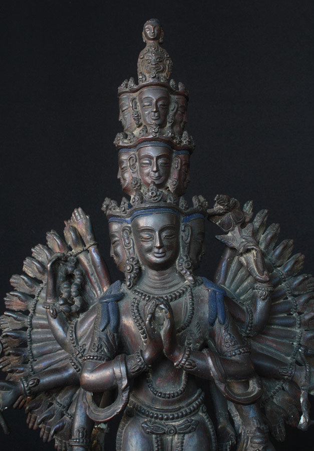 Eleven headed thousand armed Avalokitesvara