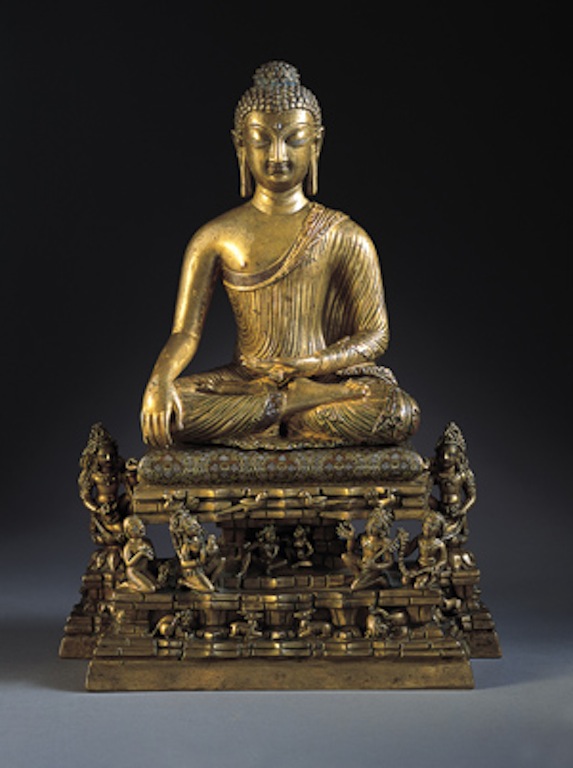 Buddha and Adorants on the Cosmic Mountain