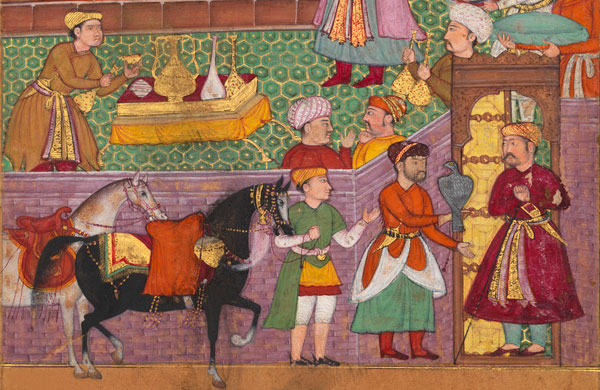 The Governor of Egypt Presents Gifts to Timur (detail)