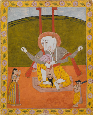 Narasimha, the man-lion incarnation of Vishnu