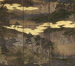 Artist unknown, Mount Yoshino (detail)