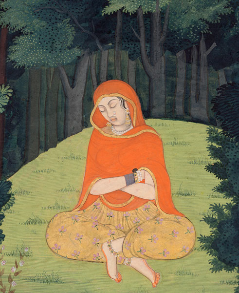 Radha Meditating