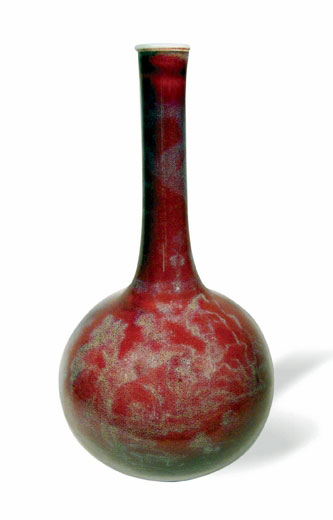 Fine and Very Rare Langyao Porcelain Vase
