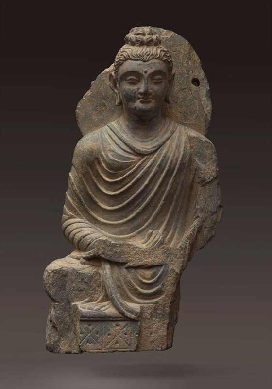 Figure of a seated Buddha