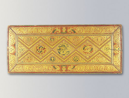 MANUSCRIPT COVER <br>WITH THE “EIGHT AUSPICIOUS SYMBOLS”