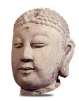 A Monumental Buddha Head