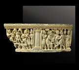 Birth and first bath of the Buddha
