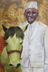 Mr Gurung and his horse