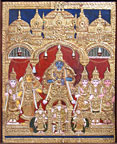Vishnu and Lakshmi