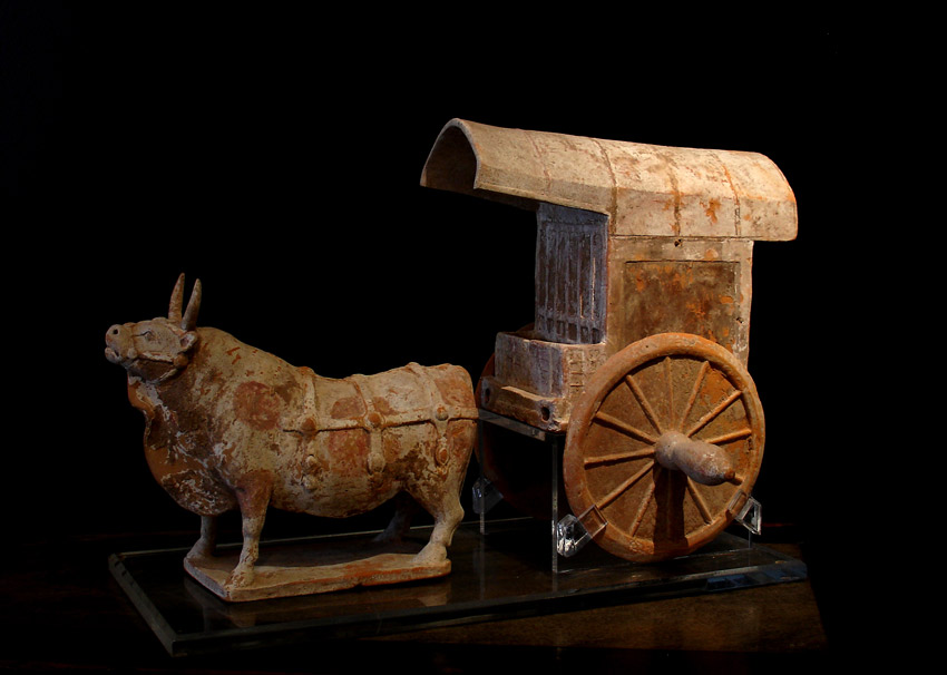 Model of an Ox and Cart