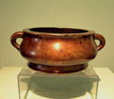 Large bronze censer