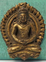 Crowned Buddha plaque