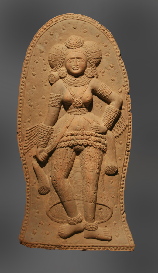 Terracotta Yakshi from Chandraketugarh