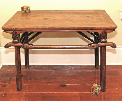 Military Campaign Table with Folding Legs