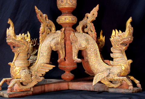 Burmese alms bowl table