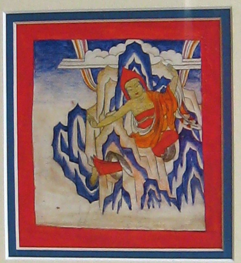 A Tsakli Painting depicting the Siddha Namkha Nyingpo