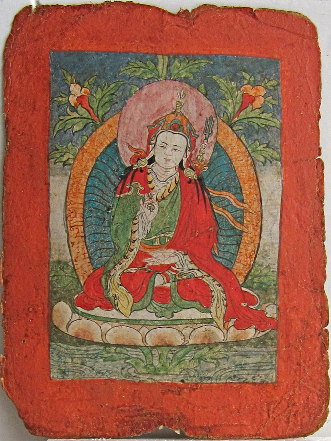 A Tsakli Painting (Initiation Image) Depicting Padmasambhava