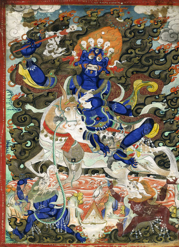 A small Thangka painting