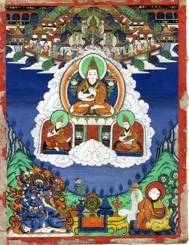 A small Thangka painting