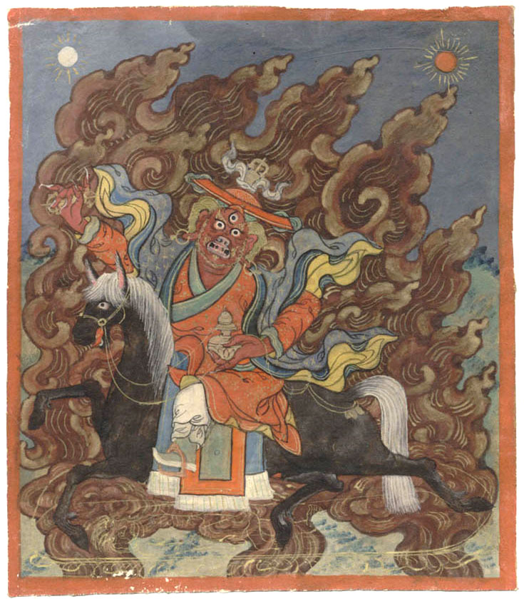 A small Thangka painting