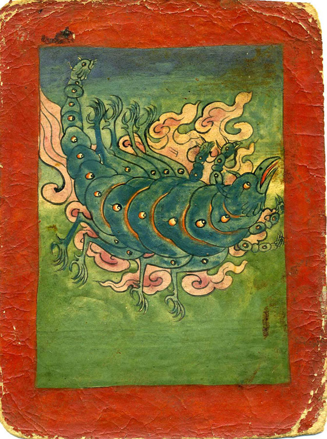 A Bon Tsakli painting
