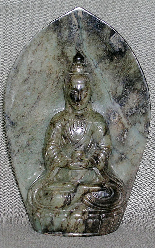 A jade image of the Buddha of long life