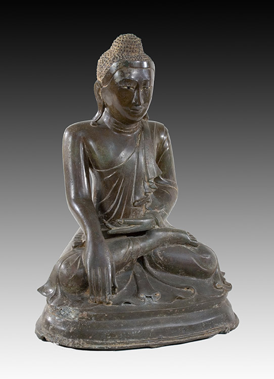 Shakyamuni Buddha with Inlaid Eyes