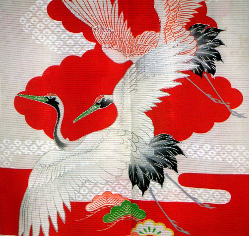 Rare Summer Silk Yuzen Hand Painted Girl's Kimono