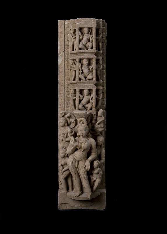 Door Jamb with the River Goddess, Yamuna