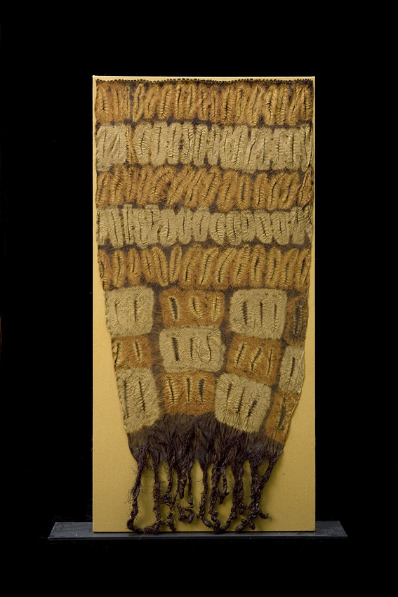 African raffia skirt. Dida people.