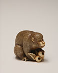 Netsuke of a monkey