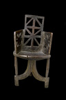 Ethiopian wood armchair