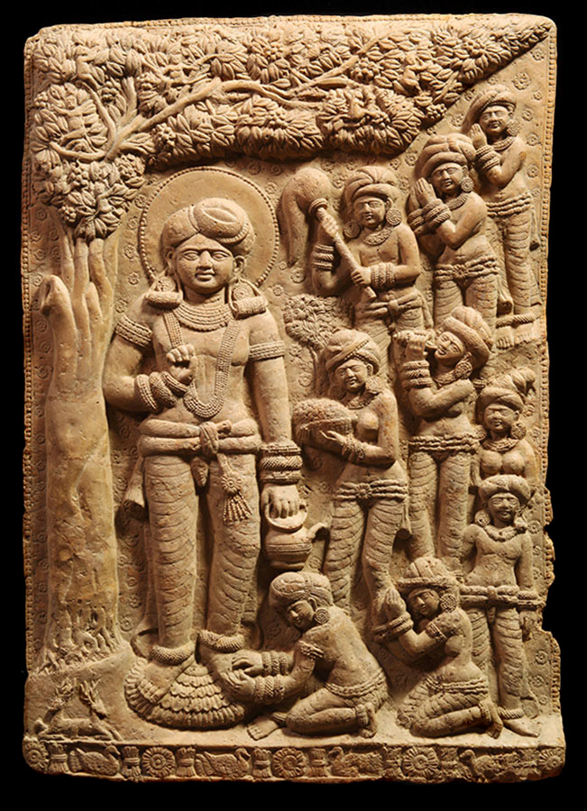 Votive Plaque with Bodhisattva