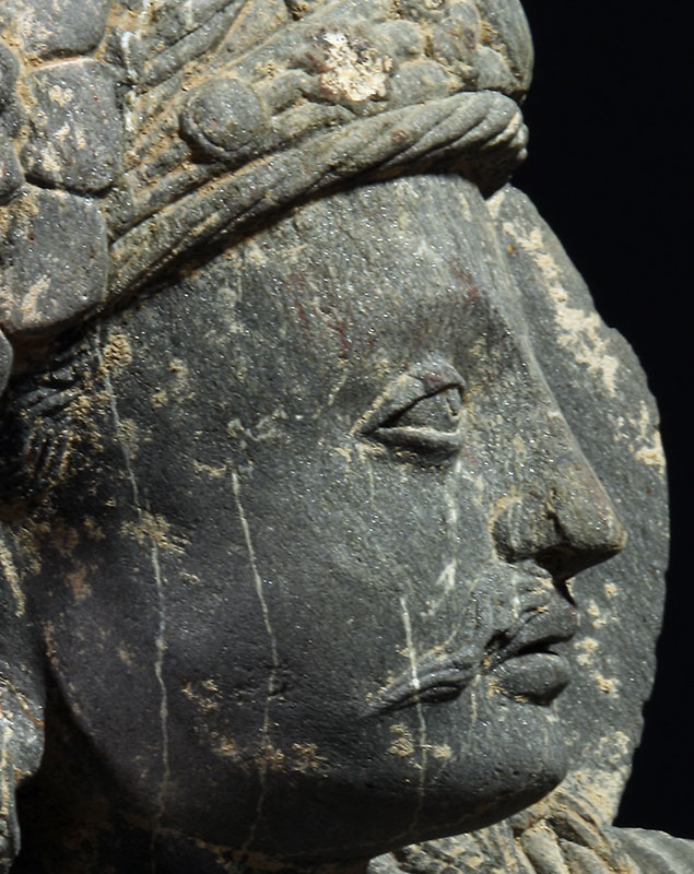 Nice sculpture of Panchika,consort of Hariti and commander of the Yakṣa army 