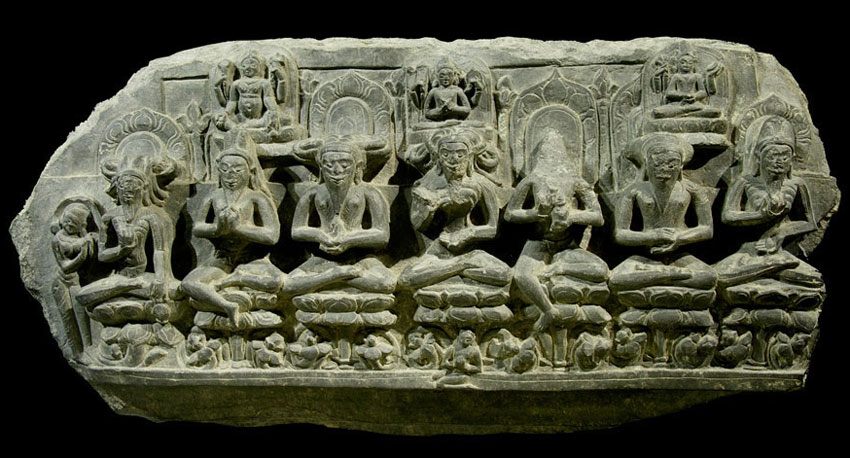 Frieze with Sadhus