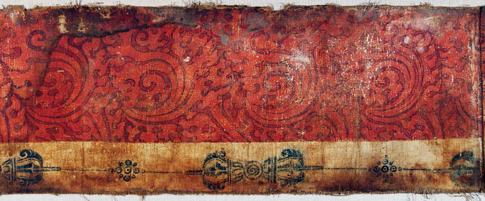 The Chakravartin and His Seven Precious Possessions. Impressive Temple Scroll