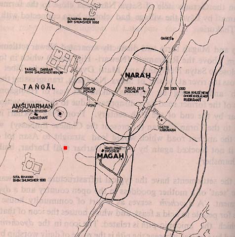 Map of ancient settlements