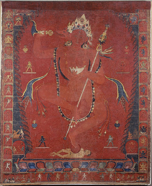 Vajravarahi painting after 2001 restoration, as it appears today