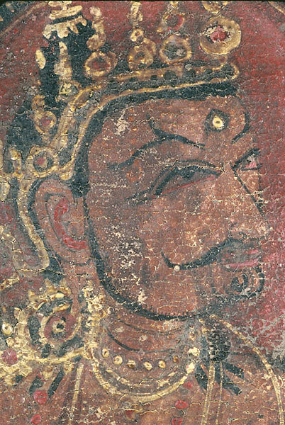 Amoghapasa painting, detail