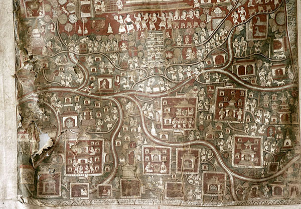 Pictorial pilgrims guide, pre-restoration detail