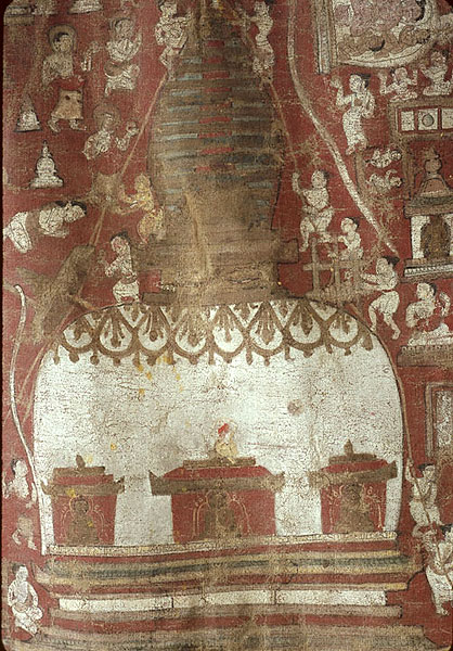 Pictorial pilgrims guide, pre-restoration detail