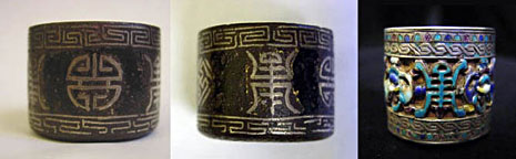 Chinese spur deals thumb ring