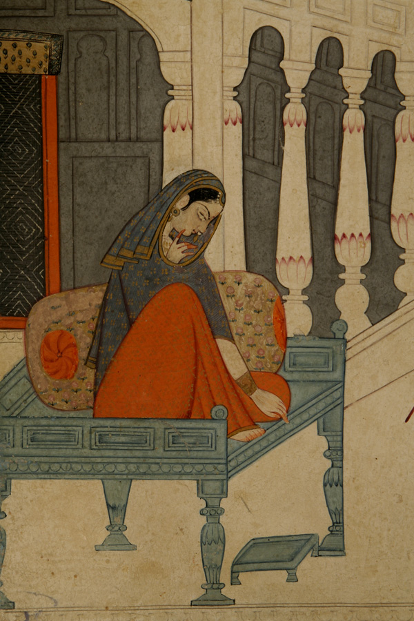 Krishna Leaves Radha