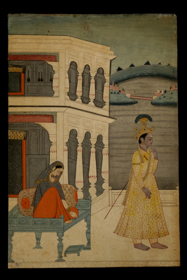 Krishna Leaves Radha