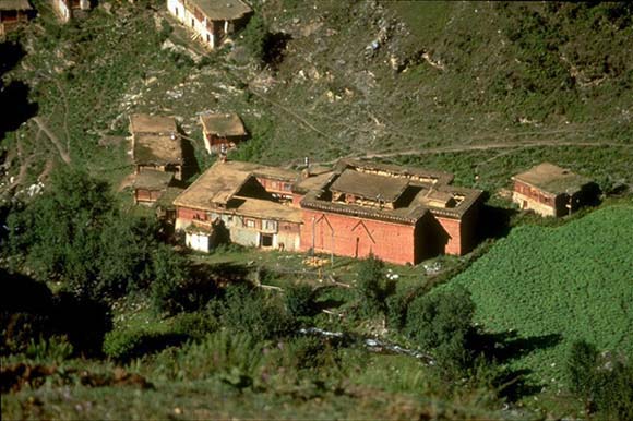 Baiya Monastery, as viewed from above.