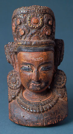 Wooden Mask of Indra